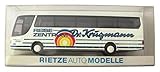 H0 - 1:87 Reise Zentrum Dr. Krugmann - Kässbohrer Setra S 315 HDH - Reisebus - Bus - von Rietze