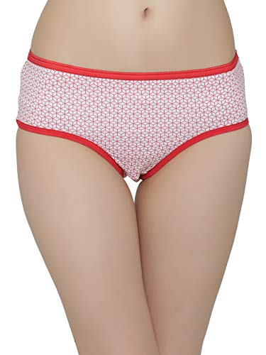 Image of Clovia Women's Cotton Mid Waist Printed Hipster Panty