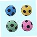 Yardwe 12pcs Eva Cat Toys Soccer Ball Design Fuzzy Cat Balls for Furniture Scratch Prevention Random Color