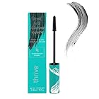 Thrive Mascara Liquid Lash Extensions Mascara, Lengthening & Volumizing Formula for Bold, Smudge-Proof Lashes, Black 0.38oz