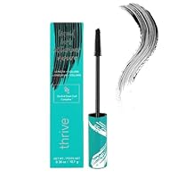 Thrive Mascara Liquid Lash Extensions Mascara, Lengthening & Volumizing Formula for Bold, Smudge-Proof Lashes, Black 0.38oz