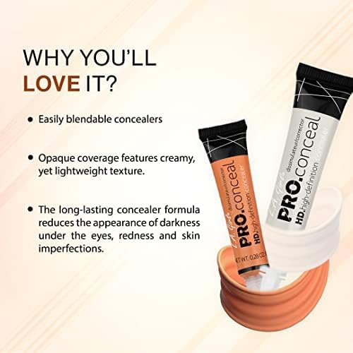 Image of L.A Girl- HD Pro Conceal - Highlighter | Ultra-Lightweight | Crease Resistant | Smooth and Blendable formula | 8 G