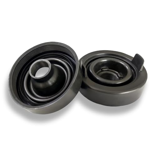 awlbed 2 PCS Car H4 Light Bulb Dust Cover, 85mm ID High Temperature Resistant Silicone Rubber Ring Waterproof Flame Retardant Sealing Extension Cover, Suitable for Most Car Models (Black)