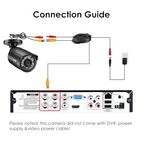 image for ZOSI 2.0MP HD 1080P 1920TVL Hybrid 4 in 1 TVI/CVI/AHD/CVBS Indoor Outd