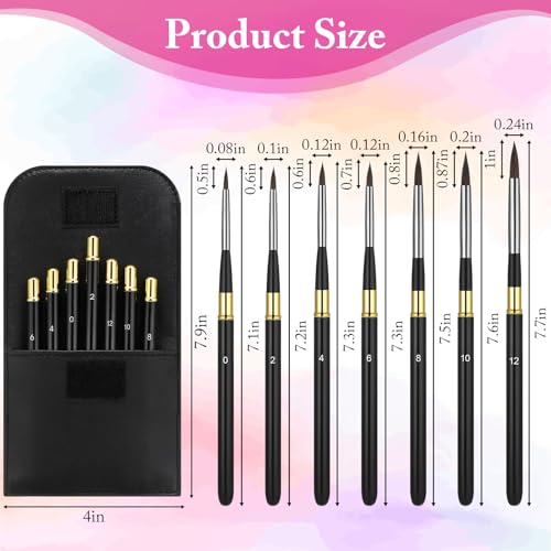 Gilprop AYO-GILPROP-191 7 Pcs Travel Watercolor Brushes thumb #1