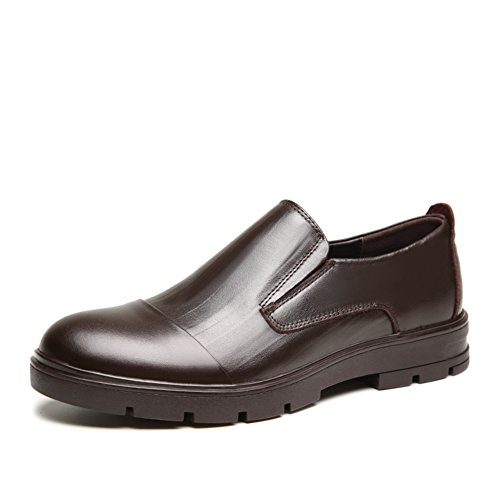 Chaussures habillées d'affaires en cuir de première couche, l'excellence du style