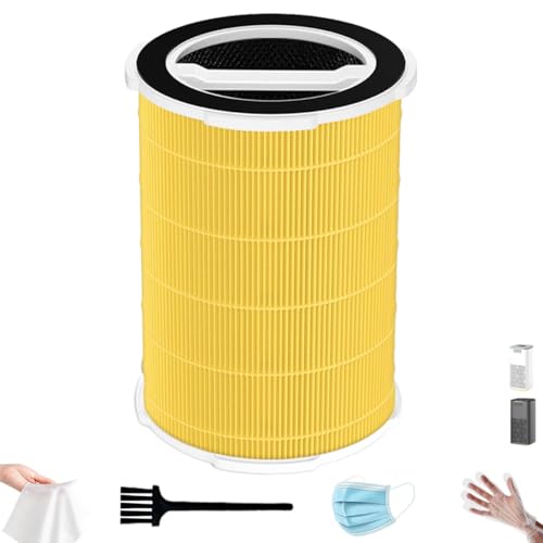 P200S/P200 Pro Filter Replacement Compatible with WELOV P200S/P200, 3-in-1 HEPA + Activated Carbon, for Pet Hair, Pollen, Smoke,Dust&Kitchen Smells, 7.8”x7.8”x11.1”,1 pack by NKA - Used condition - US$26.67