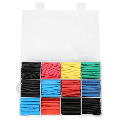 Assortimento di tubi termorestringenti 560 pezzi, rapporto 2:1, 12 mis
