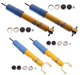 NEW BILSTEIN FRONT & REAR SHOCKS FOR 97-13 CHEVY CORVETTE C5 C6, 46MM GAS SHOCK ABSORBERS, Z06 INDY 500 C-5 C-6 1997 1998 1999 2000 2001 2002 2003 2004 2005 2006 2007 2008 2009 2010 2011 2012 2013
