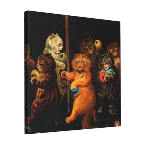 �G�� �t���[�������� ���C�X�E�E�F�C�� �u�܌����v �L�����o�X�A�[�g �A�[�g�p�l�� �ǉ� �Ǌ|�� �G ���_���A�[�g �ŉ� �Ǐ��� ���E�̖��� �|�X�^�[ 40x40cm