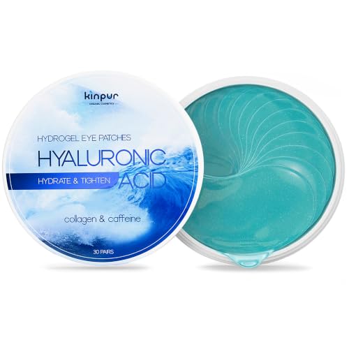 60 PCS Under Eye Patches with Collagen, Caffeine & Hyaluronic Acid