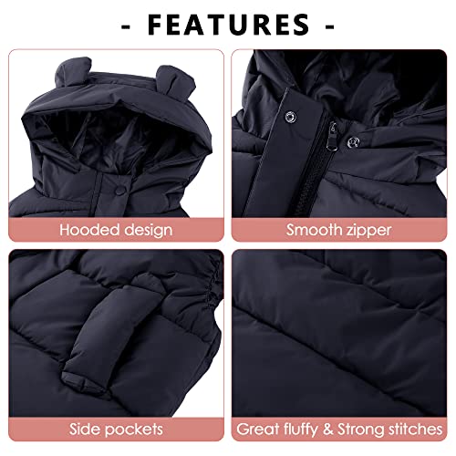 Happy Cherry Kids Boys Girls Puffer Vest Winter Down Sleeveless Jacket Padded Warm Coat2