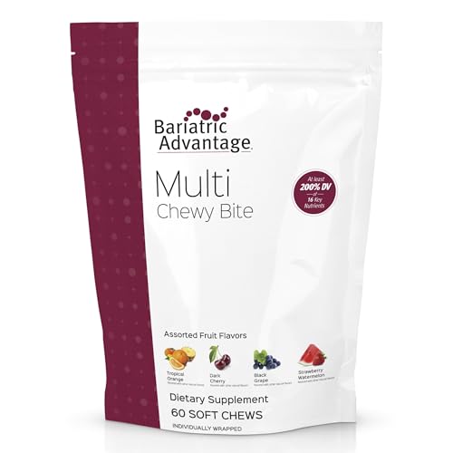 Bariatric Advantage Multi Chewy Bite - Soft Chew Multivitamin for Bariatric Surgery Patients -
