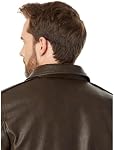 Levi's Mens Levi's Men's Faux Leather Aviator Bomber Jacket With Sherpa Collar