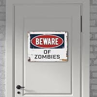 Beware of Zombies Metallschild XXL – Ansicht 6