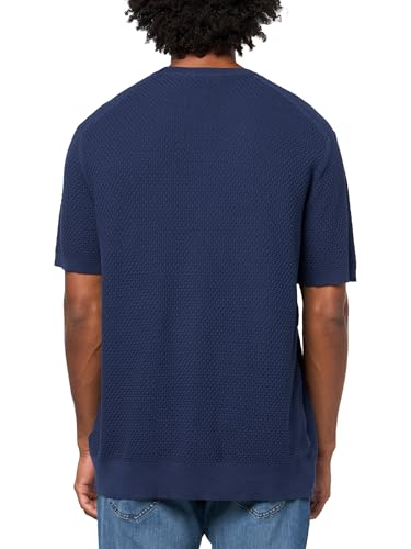 KARL LAGERFELD Mens Crewneck Textured Fitted Knit Sweater2