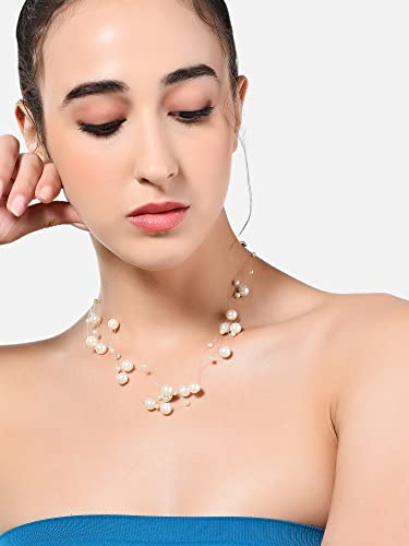 Modern Multistrand Pearl Necklace for Women