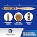 Pro Grade - Chip Paint Brushes - 96 Ea 1/2 Inch Chip Paint Brush Light Brown