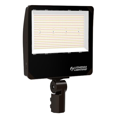 Lithonia Lighting All-in-One LED Flood Light, Waterproof LED Outdoor Light Fixture with Adjustable Brightness and Color Temperature, Yoke or Slipfitter Mount Dusk to Dawn Outdoor Lighting, UVOLT by Lithonia Lighting - Image 6