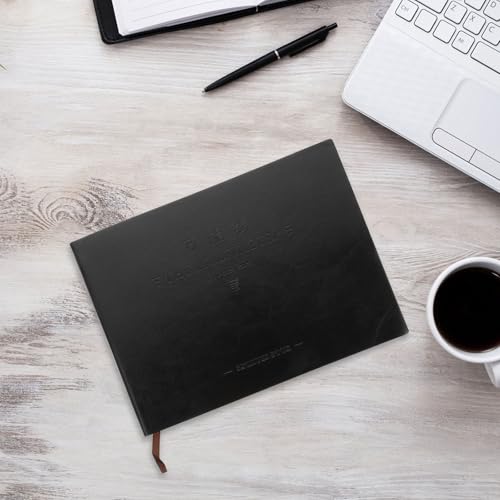 Livre de comptes noir 320 pages format horizontal Healeved pour gestion - 3