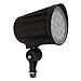 Morris 71671 LED Designer Bullet Flood Low Voltage, 33W, 12V, 3000K, 4000 lm, 65 Degrees Beam, Bronze, 83 CRI