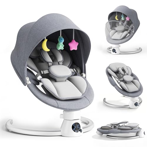 Hlieeosfcn Baby Bouncer columpio eléctrico