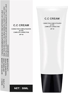 Cream SPF 43, Skin Tone Adjusting, Makeup Color Correcting, Moisturizing, for Mature Skin (Ivory)