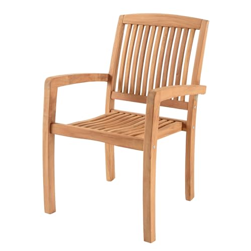 riess-ambiente.de Massiver Gartenstuhl Empire Teak Natur Teakholz stapelbar riess-ambiente.de Massiver Gartenstuhl Empire Teak Natur Teakholz stapelbar