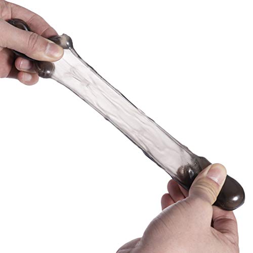 HEALLILY Elastische Mouwen Extension Omtrek Enhancer Speelgoed Flexibele Siliconen Condoom Vertraging Extension Sleeve - Image 7