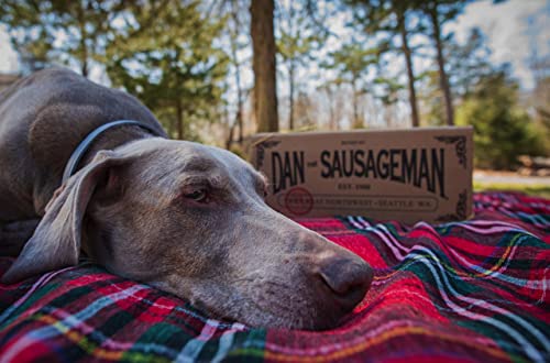 Dan the Sausageman Rainier Gourmet Gift Basket – Original & Garlic Summer Sausages, Sweet Hot Mustard, Pretzels, Almond Roca – 11-Items Holiday Snack Box - Thumbnail 5