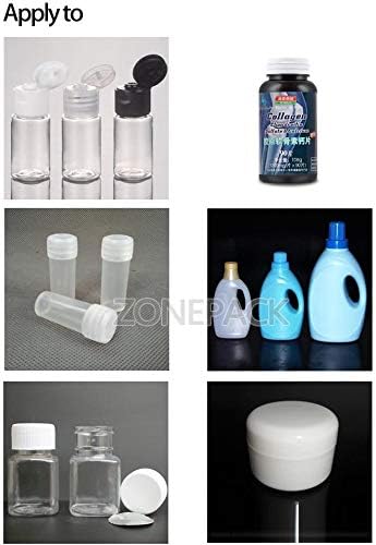 ZONEPACK 10-50mm Cap Cover Rubber Metal Head Chuck for Manual Electric Bottle Capping Machine Handheld Cap Sealer (10-50mm Cap Cover)