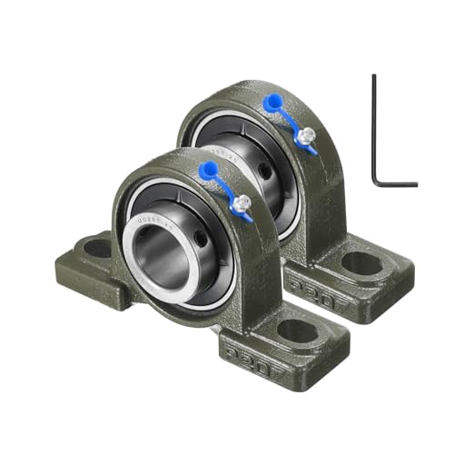 Roulement à billes UCP207-20 auto-alignement uxcell avec palier fonte 1,5 pouce