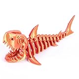 EXQDYNM 3D Printed Shark Toys for Adults with Autism ADHD Articulated Mystery Crystal Shark Collectibles