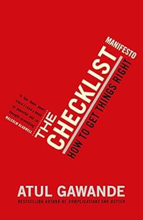 Cover of The Checklist Manifesto