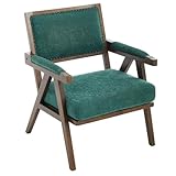 Style rétro design intemporel : Ce fauteuil individuel allie esthétique mid-century et lignes épurées pour s’intégrer naturellement dans les intérieurs modernes ou classiques. Son cadre en bois foncé et son tissu soigneusement sélectionné apportent élégance et caractère à votre salon, chambre ou bureau