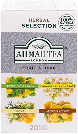 Ahmad Tea Rosehip, Hibiscus & Cherry Fruit & Herbal Infusion - 20 Teabags