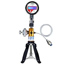 Hand Operated Pressure and Vacuum Pump Calibrator for Calibration Labs Field Calibration -13 to 435 psi with Winters DPG Master Gauge Range 0 to 700 Bar/ 0 to 10152PSI | Model AI-DP1-2200