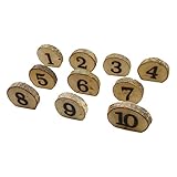 numero di pizzeria rusticana Numéros de table rustiques avec support : adaptés pour banquet, anniversaire, restauration, mariage, de mariage, anniversaire, fête, événement à , etc., numéros de table en