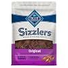 Blue Buffalo Sizzlers Natural Soft Dog Treats, Bacon-Style Soft-Moist Dog Treats with Real USA Pork, Original Flavor, 6-oz Bag