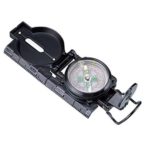 Brújula National Geographic Modelo 9079000 de metal con lupa y regla miniatura 3