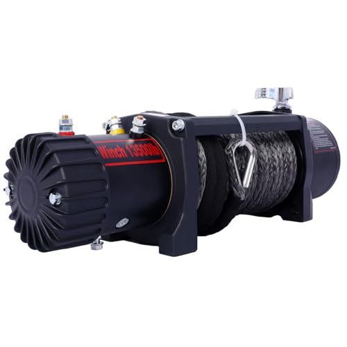 Geelife Winch con capacidad 13500 lb, 12V DC miniatura 5