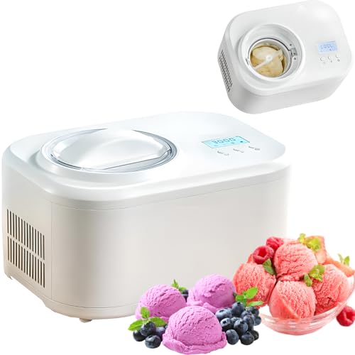 Soft Serve Ice Cream Maker, 1L Capacity with 4 Cooling