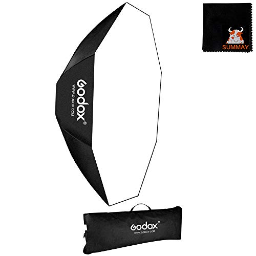 GODOX Softbox 120cm Softbox Studio Flash Softbox Bowens Mount con Bolsa de Transporte...