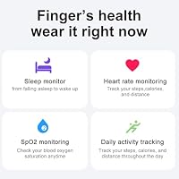 Yechiry Smart Ring, Wasserdichtes 5.1 Schlafkamera Fernbedienung Mehrere Übungsmodi Wearable Fitness Ring, Monitore Schlafmuster (8#) – Ansicht 6