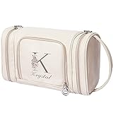 Personalized Name Cosmetic Bag for Sisters Gift, Custom Makeup Bags for Women, Travel Toiletry Name Bag, Water-Resistant Organizer Bag, Leather Makeup Bags, Perfect for Women Gift Birthday Christmas