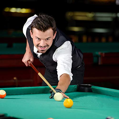 Auvstar Guanti da Biliardo, 3 Finger guantini