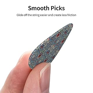 Lot de 12 médiators de guitare rétro avec motif floral et feuille pour guitare électrique, basse, acoustique, cadeau pour les amateurs de guitare acoustique, avec boîte - Les Beatles, Paul McCartney, John Lennon, RIngo Starr, George Harrison Lot de 12 médiators de guitare rétro avec motif floral et feuille pour guitare électrique, basse, acoustique, cadeau pour les amateurs de guitare acoustique, avec boîte – Image 4