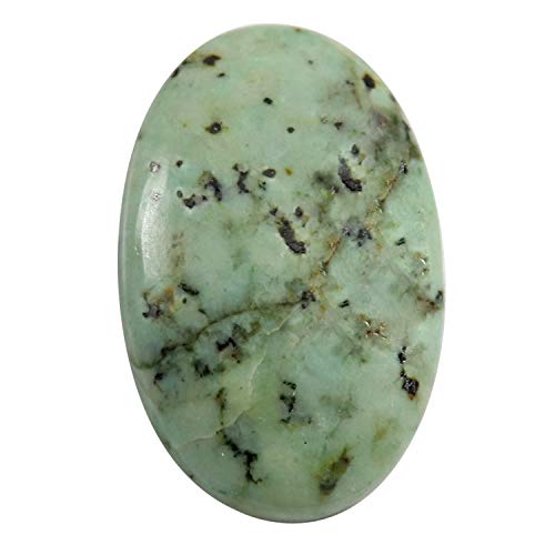 Turquoise ovale cabochon 25,85 ct pierre naturelle en vrac Oa05-B08SQHMR-DNM pour sertissage