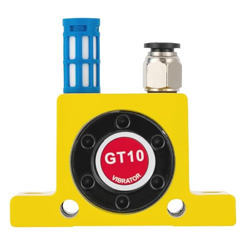 GT10 Pneumatic Turbine Vibrator, Industrial Air Turbine Vibrator, High Speed Turbine Vibrators High Speed with Muffler, for hopper, Pneumatic Ball Vibrators
