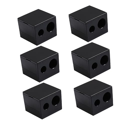 OHPHCALL 6pcs Makeup Pencil Sharpener for Eyebrows Brow Pencil Sharpener Makeup Tools Set for Beauty